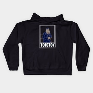 Tolstoy Portrait Kids Hoodie